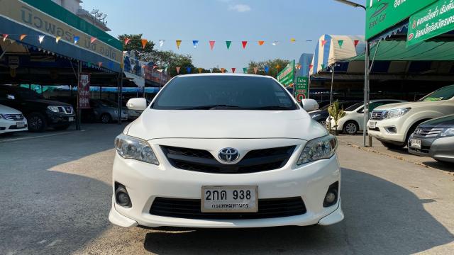 รถบ้านมือเดียวไม่มีชนสวยกริบแต่งสวยหายาก TOYOTA COROLA ALTIS 1.8G AUTO 2013 เบนซิน สีขาว 