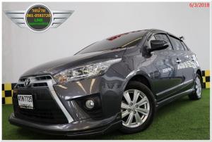 ปี2015 TOYOTA  YARIS 1.2G สีเทา a/t เบนซิน***ฟรีดาวน์