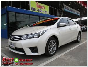 TOYOTA ALTIS  1.8 G ปี 2014 สี ขาวมุก เครดิตดี 10,000 จบ
