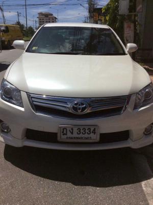 ขายรถ TOYOTA CAMRY-HYBRID เครื่อง 2.4 AT สีขาวมุก วิ่ง 78,531 กม. ราคา 759,000 บาท