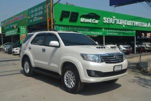TOYOTA FORTUNER 3.0 V AUTO 4x2 2014 ดีเซลชายรถบ้านฟรีดาวน์สวยกริบผู้หญิงใช้คนเดียว 