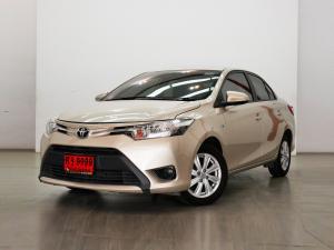 ขายรถมือสอง รถบ้าน ราคาถูก TOYOTA #VIOS 1.5E สีน้ำตาลอ่อน เกียร์AT ปี2013