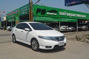 รถขายรถบ้านมือเดียวไม่มีชนไม่ติดแก็สตัวท้อป HONDA CITY 1.5SV AUTO 2012