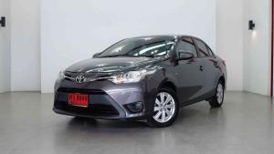 ขายรถ TOYOTA VIOS สีเทาดำ เกียร์AT ปี2015 เกรดพรีเมี่ยม ราคาพิเศษ ห้ามพลาด