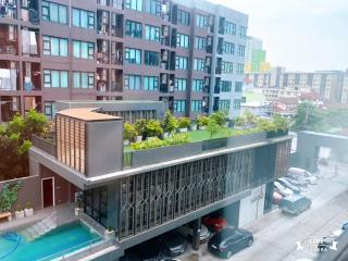 ขาย/ปล่อยเช่า​ MAXXI CONDO ม.เกษตร วิวสระว่ายน้ำและสวน ใกล้BTSเสนานิคม (พหลโยธิน 34)