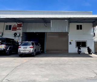BR 1845 ให้เช่าโกดัง พื้นที่ใช้สอยรวม 240 ตรม. 2 ออฟฟิศ 2 แอร์ 2 ห้องน้ำ กระทุ่มล้ม พุทธมณฑลสาย4