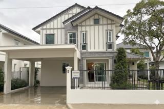 BH4134 ให้เช่าบ้านเดี่ยว Villaggio 3 ศรีนครินทร์-บางนา บ้านสวยพร้อมอยู่ เฟอร์นิเจอร์ครบ ใกล้ Mega Bangna