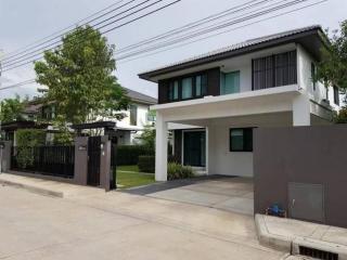 HR 10217 ให้เช่าบ้านเดี่ยว 2 ชั้น 65.9 ตรว. 4 ห้องนอน โครงการมัณฑนา บางนา กม.7 ใกล้เมกะบางนา ติดโรงเรียนราชวินิตบางแก้ว