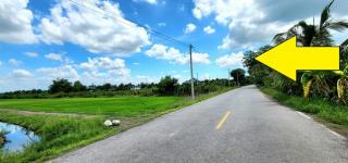 ขายที่ดินติดถนนลาดยาง คลอง23 องครักษ์ ติดถนนลาดยาง 22 ไร่ เหมาะทำจัดสรรแบ่งแปลงขาย ทำเลดีเหมาะทำค้าขาย ปลูกบ้าน ทำสวน ทำการเกษตร