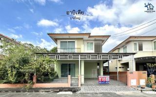 LM25-0181 ขายบ้านเดี่ยว 2 ชั้น ใกล้เซ็นทรัลเวสต์เกต มบ.ฮาบิเทีย คลองถนน บางใหญ่ เนื้อที่ 50.6 ตรว 3ห้องนอน 2ห้องน้ำ
