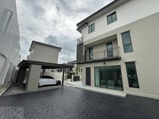 ขายบ้านเดี่ยว 3 ชั้น 97.1 ตร.ว. AQ Arbor สวนหลวง ร.9 หลังริม ใกล้สวนหลวง ร.9