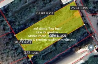 DSL-295 ขาย ที่ดิน ที่ดินซอยแย้มผกา 2 (บางบอน 4) 1 ไร่ 437 ตร.วา 11000000 บาท กรุงเทพ หนองแขม    ใกล้กับ โรงเรียนสารสาสน์วิเทศบางบอน 99 (2.4 กม.)