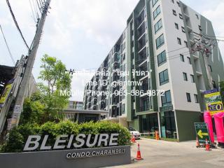 AHB-023 ขาย คอนโด เบล็สเซอร์ จรัญ 96/1 Bliesure Charan 96/1 28 ตร.ม. 2060600 บาท ห้องนอน 1 ห้อง ห้องน้ำ 1 ห้อง