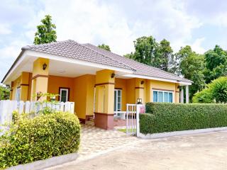 บ้านเดี่ยวสไตล์โมเดิร์น ม.ขอนแก่น หนองคาย 3นอน 2น้ำ 80ตร.ว. 140ตร.ม. บ้านพร้อมอยู่ใกล้ Caltex Shell และ PTT Station