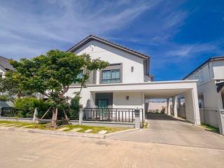 รหัสC7221 ให้เช่าบ้านเดี่ยว 2ชั้น หมู่บ้าน Centro Bangna บ้านตกแต่งสวยบิ้วอินครบ พร้อมอยู่