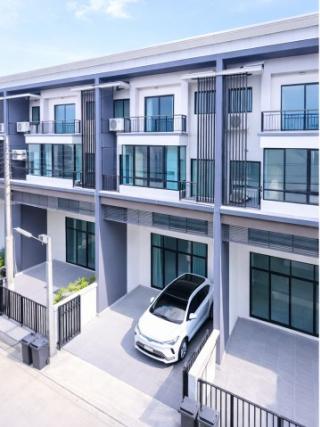 ARLบ้านทับช้าง 1.6กม. Nirvana PORCH กรุงเทพกรีฑา ทาวน์เฮ้าส์ 3.5 ชั้น ให้เช่า 3นอน 4น้ำ