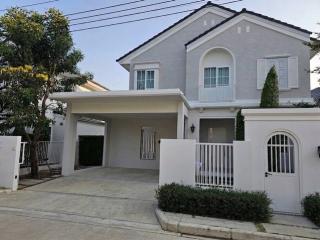 รหัสC7229 FOR RENT ให้เช่าบ้านเดี่ยวพร้อมเข้าอยู่ หมู่บ้านชัยพฤกษ์ บางนา กม.15 Chaiyapruek Bangna Km.15
