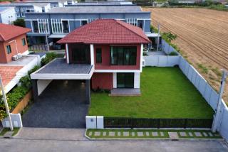 บ้านเดียว รีโนเวทใหม่ ใกล้ทางด่วนจตุโชติ ใหญ่ที่สุด 86 ตร.ว แปลงมุม โครงการ เดอะริคโค้ เรสซิเดนซ์ วงแหวนฯ–หทัยราษฎร์