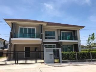 ให้เช่าบ้านเดี่ยวหรู 2 ชั้น 95 ตรว 4 ห้องนอน The Palm กรุงเทพกรีฑา-วงแหวน ถนนเลียบกาญจนาภิเษก สังคมคุณภาพ ใกล้ Brighton College