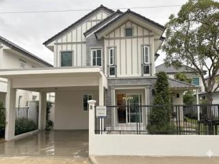 ให้เช่าบ้านเดี่ยว 2 ชั้น 66 ตร.ว. Villaggio 3 ศรีนครินทร์-บางนา ใกล้เมกะบางนา
