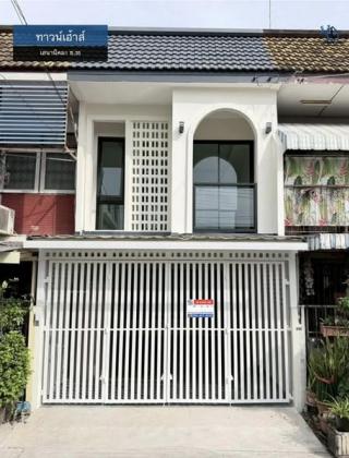 lN-118 ขายทาวน์เฮ้าส์ 2 ชั้น เสนานิคม1 ซอย35 รีโนเวทใหม่ เนื้อที่ 19.6 ตรว 2นอน 2น้ำ ใกล้ BTS เสนานิคม