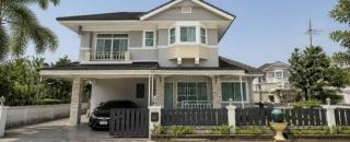 ขายบ้านบางแสนชลบุรี บ้านเดี่ยวหลังมุมหน้าสวน มณีรินทร์บางแสน บ้านเดี่ยว 2 ชั้น 114 ตารางวา 5 ห้องนอน 3 ห้องน้ำ