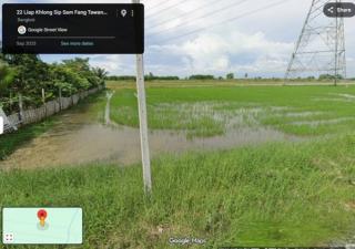 ขายที่ดินเปล่า ทำเลดี ซ.เลียบคลองสิบสาม ฝั่งตะวันออก 6 ต.คลองสิบสอง อ.หนองจอก เนื้อที่ 194 ตารางวา
