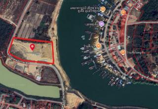 ขายที่ดิน ทำเลทอง-แปลงหัวมุม ติดแม่น้ำมูล (วิวหาดคูเดื่อ) เมืองอุบลฯ