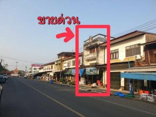 ขายตึกทำเลทอง หลังสถานีรถไฟกันทรารมย์ จ.ศรีสะเกษ เดินเพียง 200 ม.