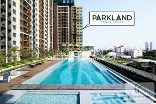 DSL-1002.2 ขาย คอนโด The Parkland Charan - Pinklao 35 ตร.ม. ใกล้กับ MRT บางยี่ขัน ห้องนอน 1 ห้อง ห้องน้ำ 1 ห้อง ชั้นทั้งหมด 22 ชั้น