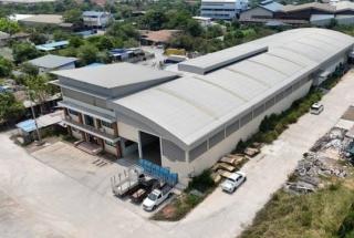 BST1281 ให้เช่าโรงงาน โกดัง สมุทรสาคร พื้นที่สีชมพู ขอ รง.4 ได้ รถใหญ่เข้าได้