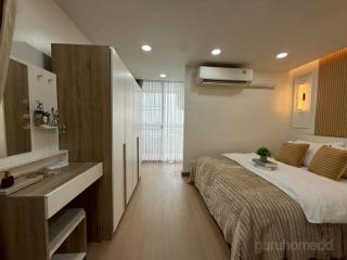 ขายคอนโด รัชดา ซิตี้ 18 รีโนเวทใหม่ พร้อมอยู่ ขนาด 29 ตรม 1นอน 1น้ำ ชั้น 9 อาคารไพฑูรย์ ใกล้ MRTห้วยขวาง - ghd000856