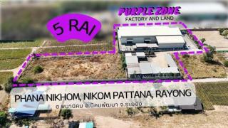 ขายโรงงาน ทำเลทอง เขตพนานิคม นิคมพัฒนา จังหวัดระยอง FP-W02303 