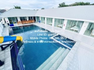 โรงแรม ขายรีสอร์ตหัวหิน (ต่ำกว่าราคาประเมิน) พร้อมสระว่ายน้ำ บนเนื้อที่ 149 ตร.ว. (7 น 9 น้ำ), ราคา 9,999,999 บาท  พท. 0 RAI 1 Ngan 49 ตารางวา 7 BR 9 BATHROOM ไม่ไกลจาก ห่างถนนเพชรเกษม (ทางหลวงหมายเลข 4) ประมาณ 3.5 กม. และห่างชายทะเลหัวหิน ประมาณ 4 ก