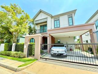 บ้านเดี่ยวสไตล์โมเดิร์น 4 นอน 4 น้ำ5 แอร์ ราชพฤกษ์-345 โรบินสันไลฟ์สไตล์ ราชพฤกษ์ 1.05กม.   รพ.ปากเกร็ด 2 1.2 กม. 54 ตร.ว.200 ตร.ม. 