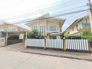 ให้เช่าบ้านเดี่ยว 2 ชั้น 54 ตรว. 4 ห้องนอน พฤกษาปูริ ชานบัว บางนา กม.5 ฝั่งเดียวกับ Mega Bangna