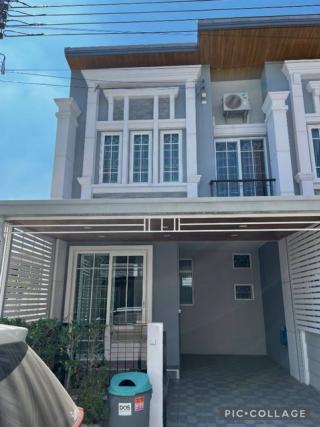 ให้เช่าทาวน์โฮม 2 ชั้น หลังมุม 4 ห้องนอน โครงการ Golden Town สุขุมวิท- ลาซาล สุขุมวิท 113 ซอยวัดด่านสำโรง ใกล้ BTS สำโรง