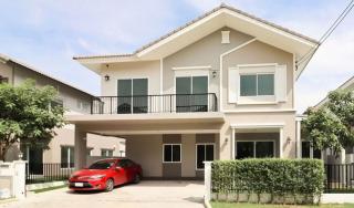 ให้เช่าบ้านเดี่ยว2ชั้น 60ตรว. โครงการติดถนนใหญ่ พระราม5-ราชพฤกษ์ ใกล้รรนานาชาติRIS