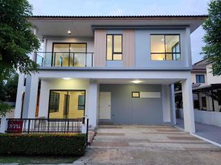 ขายบ้านเดี่ยว 2 ชั้น หมู่บ้านธนาวิลเลจ 2 พระราม 5-บางใหญ่ นนทบุรี