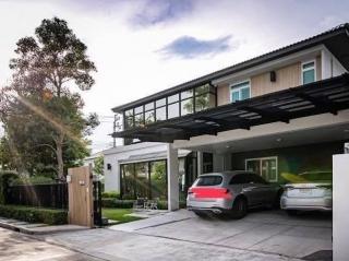 BH4112 ให้เช่าบ้านหรู Mantana Westgate by Land & Houses บางบัวทอง นนทบุรี บ้าน Modern Luxury Built-In หินอ่อนแท้