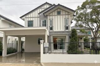 ให้เช่าบ้านเดี่ยว 2 ชั้น 66 ตร.ว. โครงการ วิลลาจจิโอ 3 ศรีนครินทร์-บางนา บางพลี