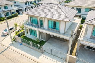 พร้อมเฟอร์ฯ  5แอร์ บ้าน บางบัวทอง-สุพรรณบุรี ใกล้ตลาดสมบัติบุรี 1.1 กม.4 นอน 3 น้ำ เซ็นทรัล เวสต์เกต  35 ตร.ว.132 ตร.ม. 