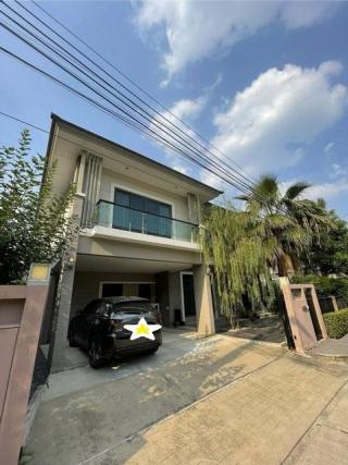 ขายบ้านเดี่ยว 2 ชั้น 80 ตร.ว. โครงการ เดอะ ปาล์ม พัฒนาการ 38 ใกล้ทางด่วน