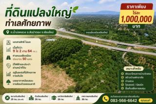 ขายที่ดินแปลงใหญ่ ทำเลศักยภาพ ต.น้ำบ่อหลวง อ.สันป่าตอง จ.เชียงใหม่ ราคาเพียง ไร่ละ 1,000,000 บาท