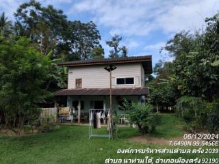 ขายบ้านเดี่ยว 2 ชั้น ซ.สายบ้านวังม่วง-บ้านท่าสะบ้า นาท่ามใต้ เมืองตรัง ตรัง