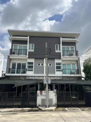 HR 10035 ให้เช่า ขายโฮมออฟฟิศ 3 ชั้น หมู่บ้านชวนชื่นโมดัส วิภาวดี พร้อมโกดัง ติดริมถนนใหญ่วิภาวดี 