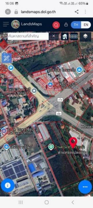 ขายที่ดินทำเลทอง ใจกลางบุรีรัมย์ ติดแยกแสนสิริอนุสรณ์ เนื้อที่ 6 ไร่