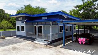 ขายบ้านเดี่ยวสไตล์โมเดิร์น ชั้นเดียว ต.ศรีนาวา อ.เมืองนครนายก ใกล้ตลาดนัดศรีนาวา บ้านใหม่สวยอยู่แหล่งชุมชนสั่งของจากเซเว่นมาส่งที่บ้านได้
